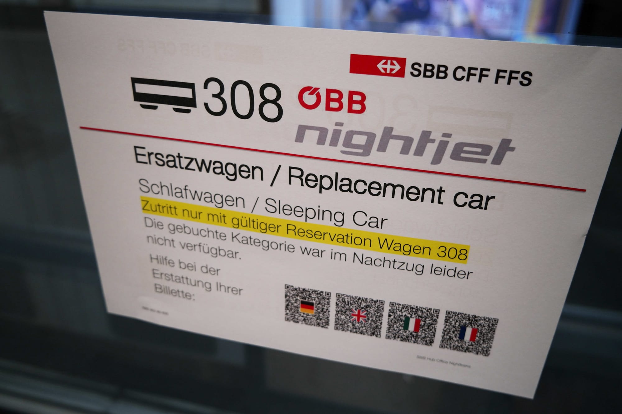 Nur halb so schlimm dank den modernen ÖBB-Liegewagen comfort