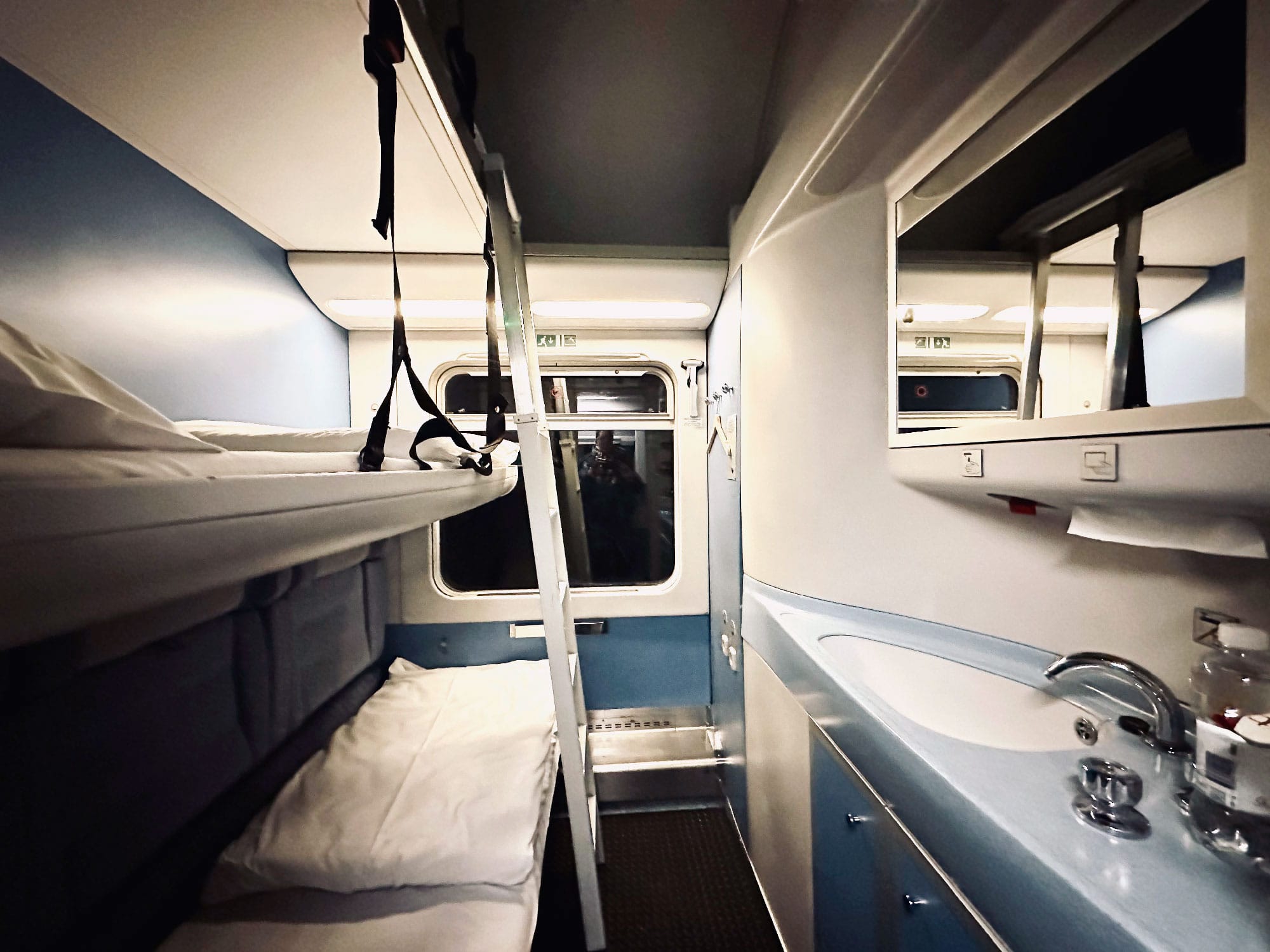 Car 318 with its “retro chic” sleeper travels via Sevnica all the way to Zagreb.