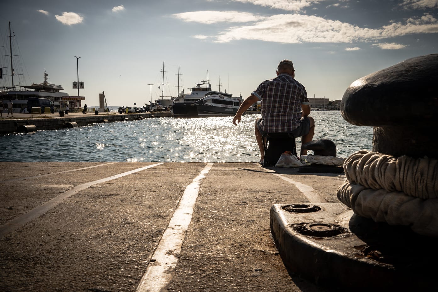 Hafenstimmung in Split