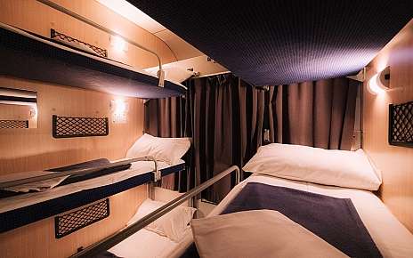 Compartiment en voiture-couchette