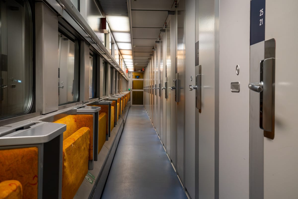 Places assises dans le couloir