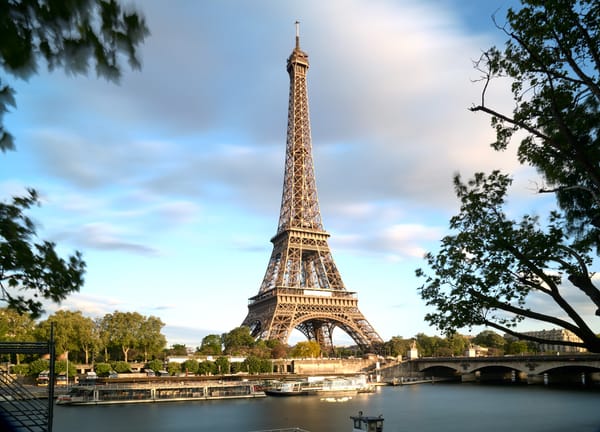 A picture of the Eiffel Tower in Paris