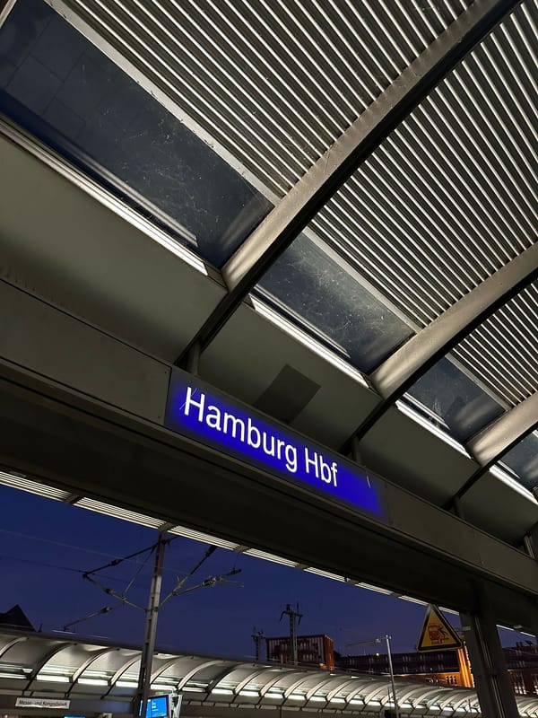 Meine Reise mit dem Nachtzug von Basel nach Hamburg. 